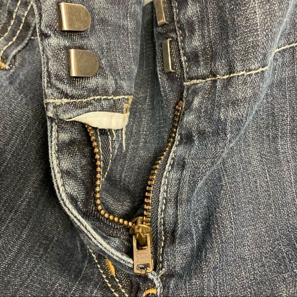 INC, International Concept, Women’s Jeans, Size 8, Blue, flare‎ hem, 28” inseam - Picture 9 of 10